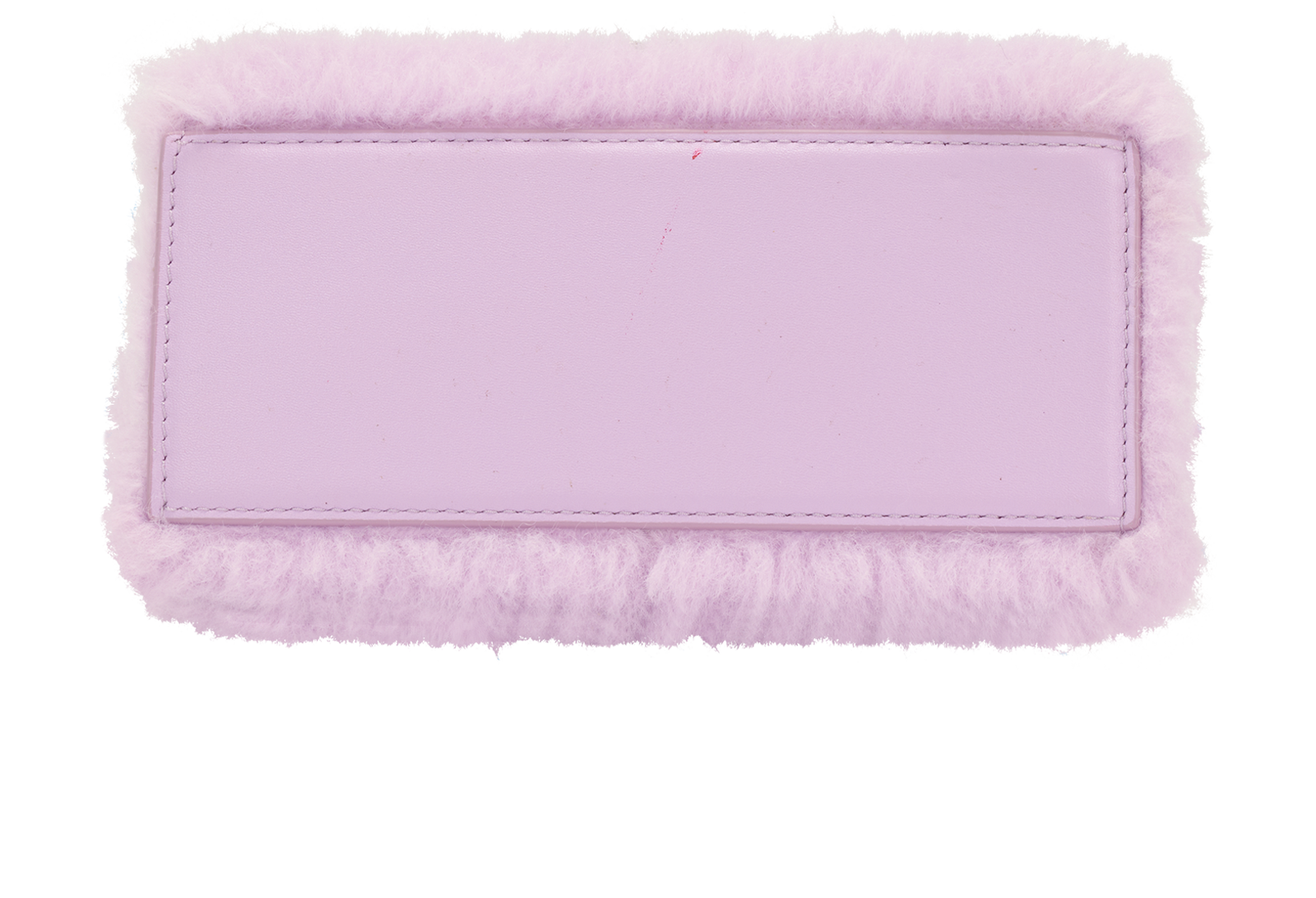 Mini St Marc Top Handle, &pound;140, Handbags, Purple, Shearling, Top view